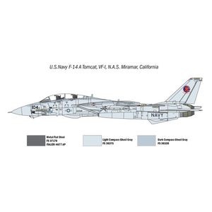View 3 Italeri "Top Gun" F-14A vs. A-4F US Navy Fighter Weapon School Model Kit Scale 1:72 1422