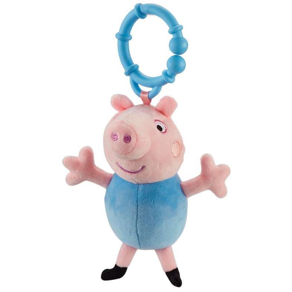 My First Peppa Pig Character Clip-On Plush Soft Toy GEORGE 07423-GEORGE