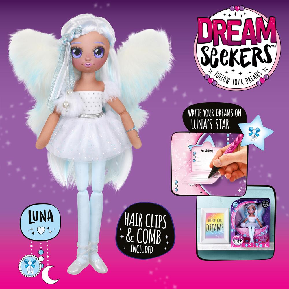 Dream Seekers LUNA Doll with Hair Clips & Comb