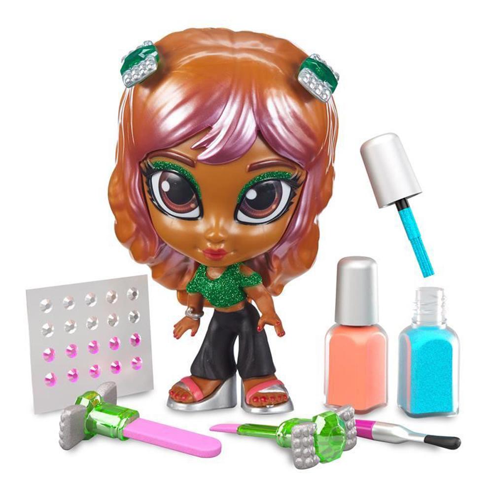 Cra-Z-Art Shimmer n Sparkle Instaglam Wicked Nails Mia Doll with Makeup 07463