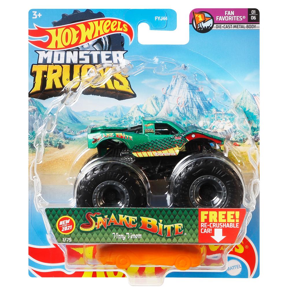 Hot Wheels Monster Truck 1:64 Collection - SNAKE BITE