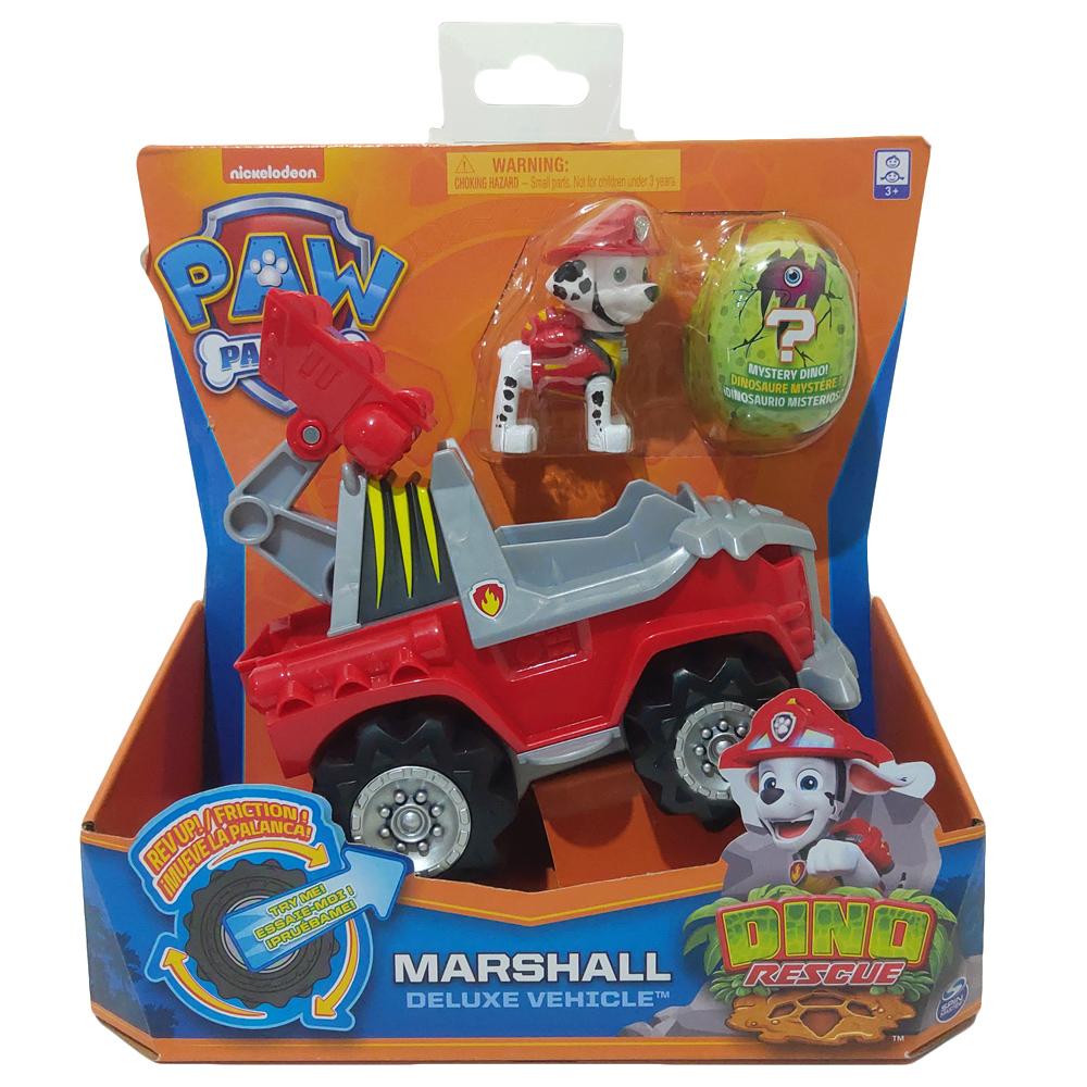 Paw Patrol Dino Rescue Deluxe Figure & Vehicle MARSHALL 20124741