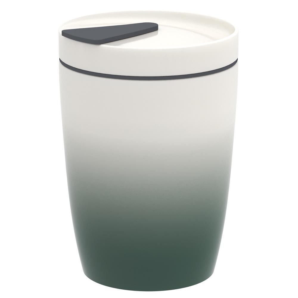 View 2 Like by Villeroy & Boch Coffee To Go Small Green 290ml Porcelain Mug BOXED 10-4868-9350