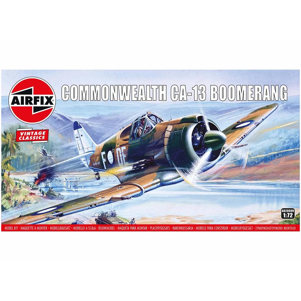 View 5 Airfix Commonwealth CA-13 Boomerang Vintage Classics Model Kit Scale 1:72 A02099V