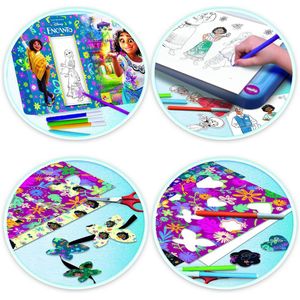 View 4 Disney Encanto Drawing School with Light Table Stationery and Activities Age 5+ 98255