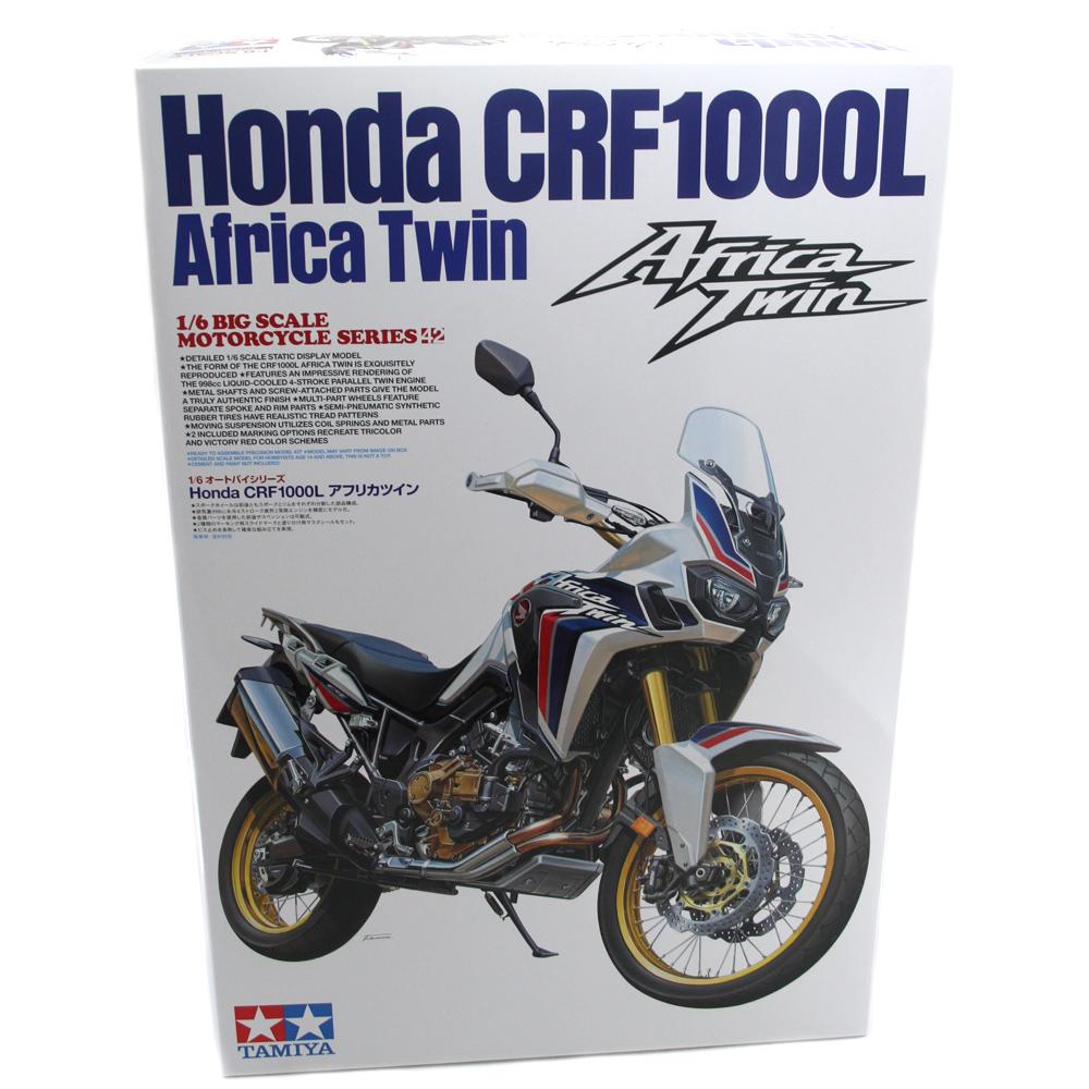 Tamiya Honda CRF1000L Africa Twin Motorcycle Model Kit Scale 1:6 16042