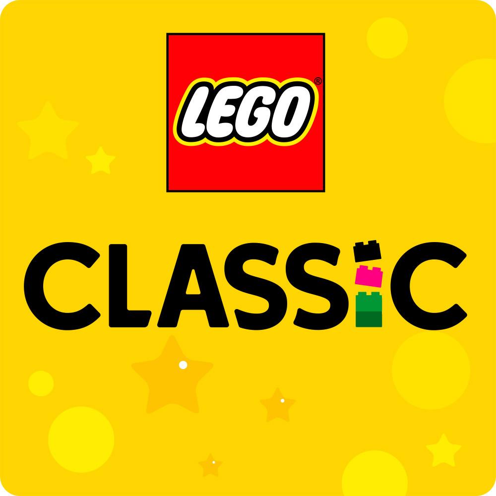 View 4 LEGO Classic Creative Suitcase 213 Piece Construction Set Ages 4+ 10713
