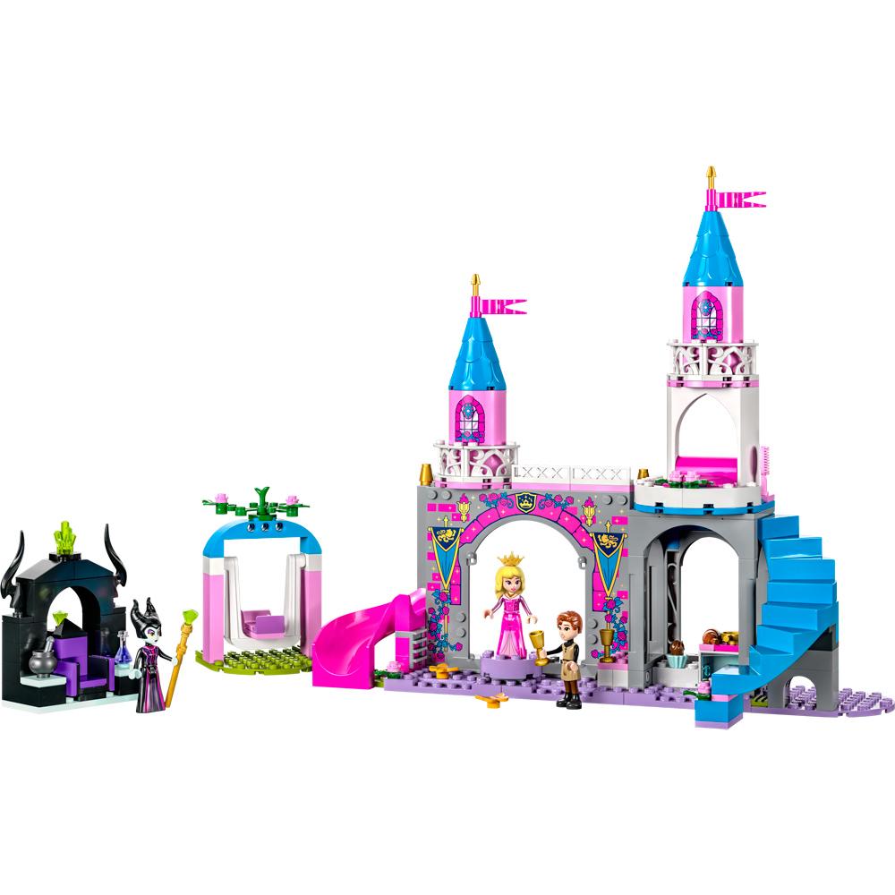 View 2 LEGO Disney Aurora's Castle Building Set Toy 187 Piece for Ages 4+ 43211