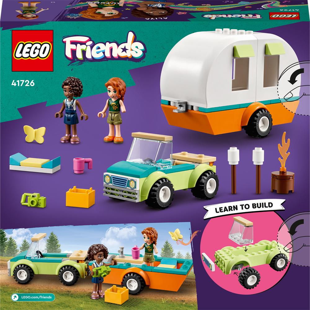 View 4 LEGO Friends Holiday Camping Trip Building Set Toy 87 Piece for Ages 4+ 41726