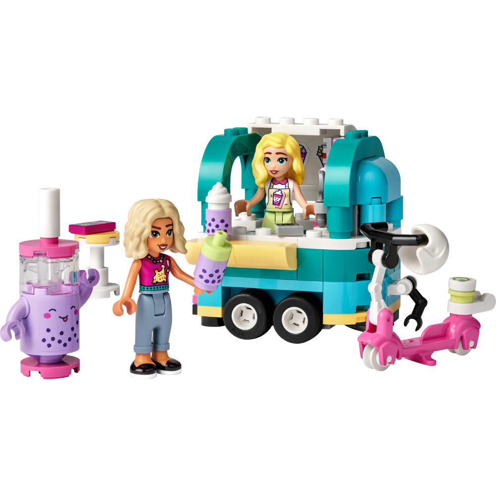 View 2 LEGO Friends Mobile Bubble Tea Shop Building Set Toy 109 Piece for Ages 6+ 41733