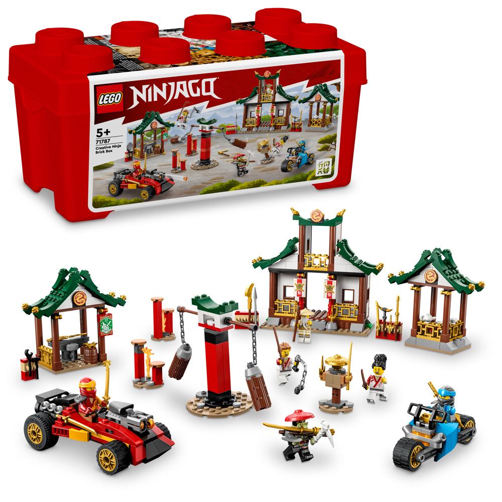 View 3 LEGO Ninjago Creative Ninja Brick Box 530 Piece Building Set Ages 5+ 71787