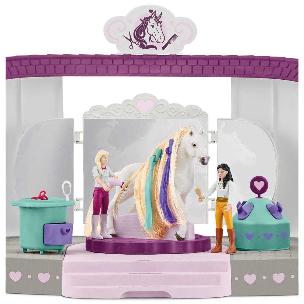 Schleich 42588 Horse Club - Écurie Et Salon De Beauté Pour Chevaux - Neuf