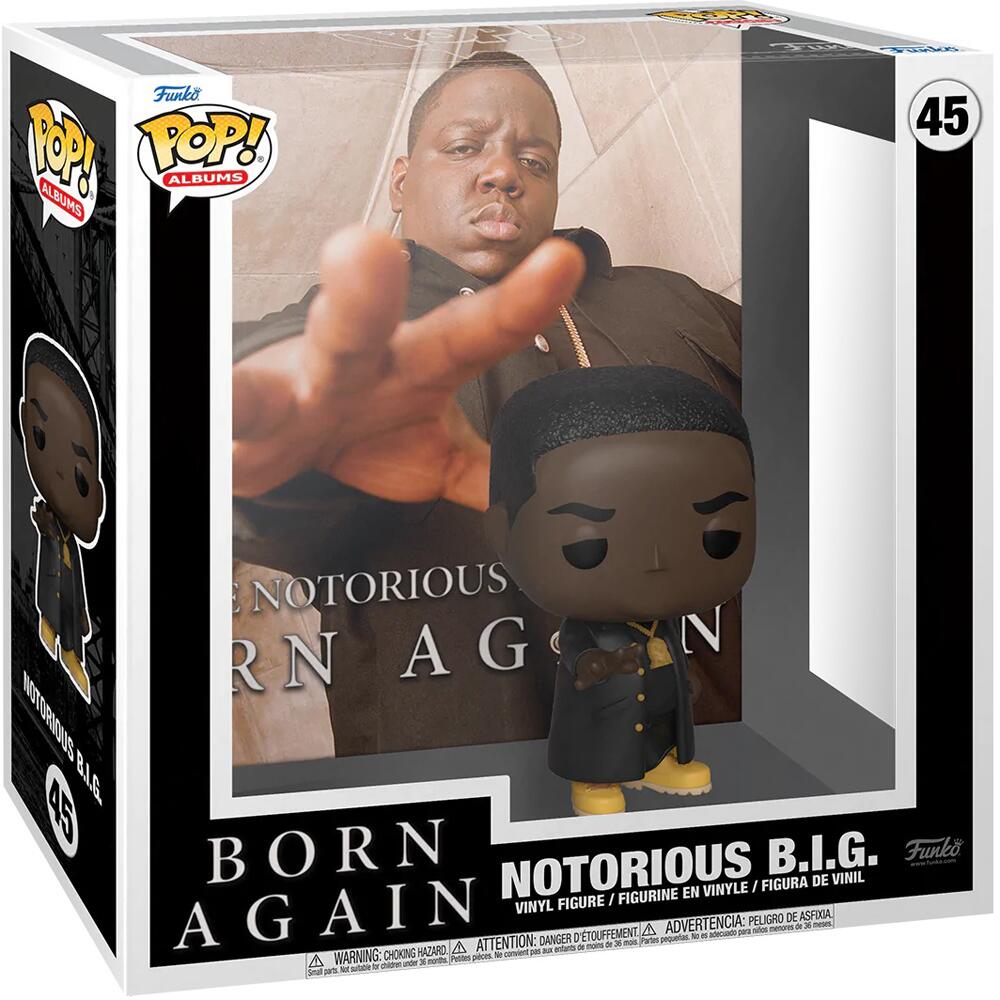 Funko POP! Albums Notorious B.I.G Born Again Vinyl Figure with Hard Plastic Case #45 F67449