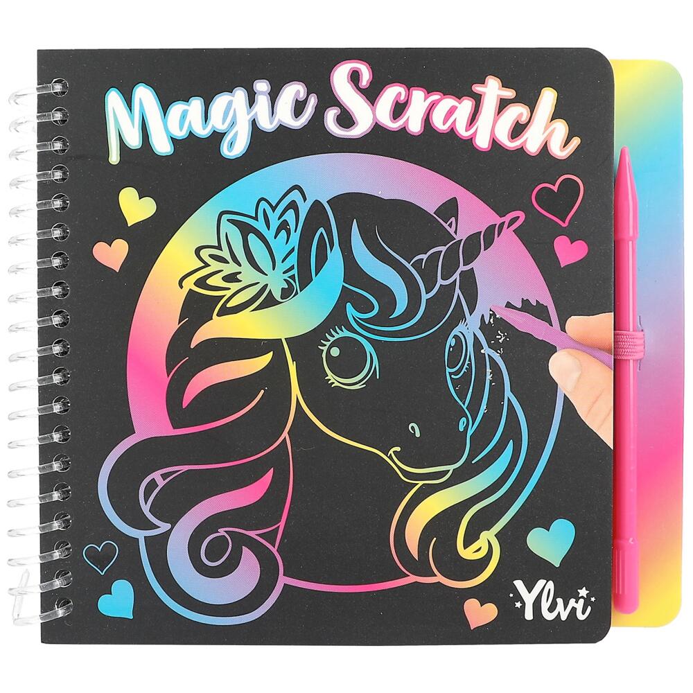 Ylvi Mini Magic Scratch Book with 20 Pages and Pen Depesche for Ages 5+ 12426_A