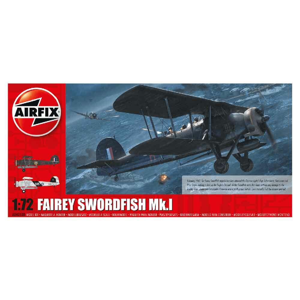 Airfix Fairey Swordfish Mk.I Aircraft Model Kit Scale 1:72 A04053B
