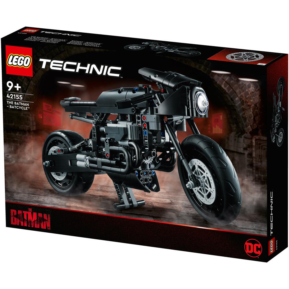 LEGO Technic DC Comics The Batman Batcycle 641 Piece Building Set 42155 Ages 9+ L42155