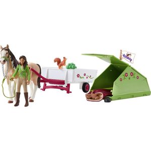 View 2 Schleich Horse Club Sarah's Camping Adventure Playset with Figures for Ages 5-12 SC42533