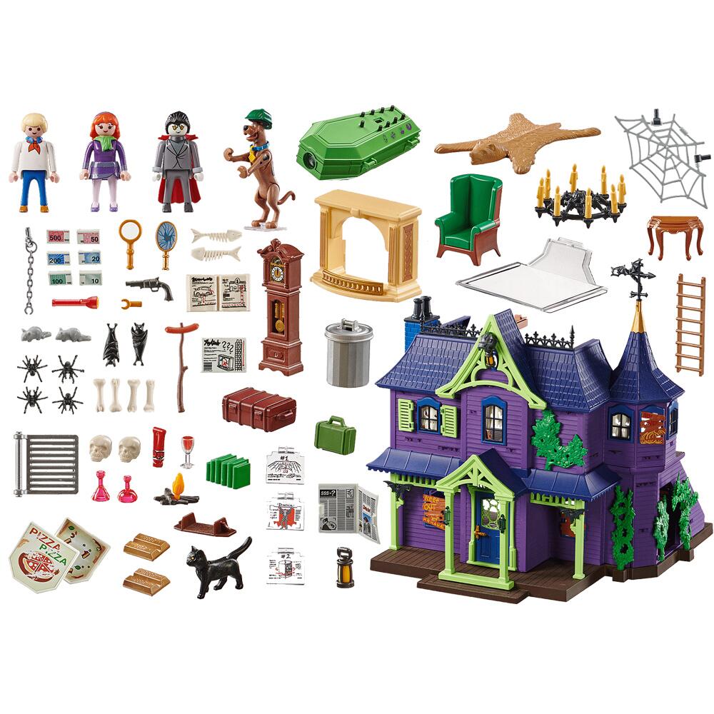 View 2 Playmobil Scooby Doo! Adventure in the Mystery Mansion Playset P70361