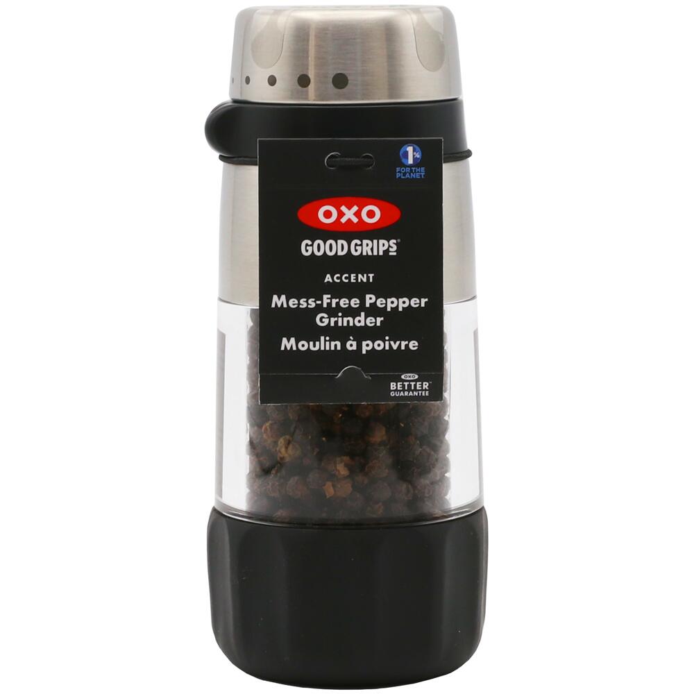 Oxo Good Grips Pepper Grinder Accent Mess-Free Includes Peppercorns 1140700V3UK