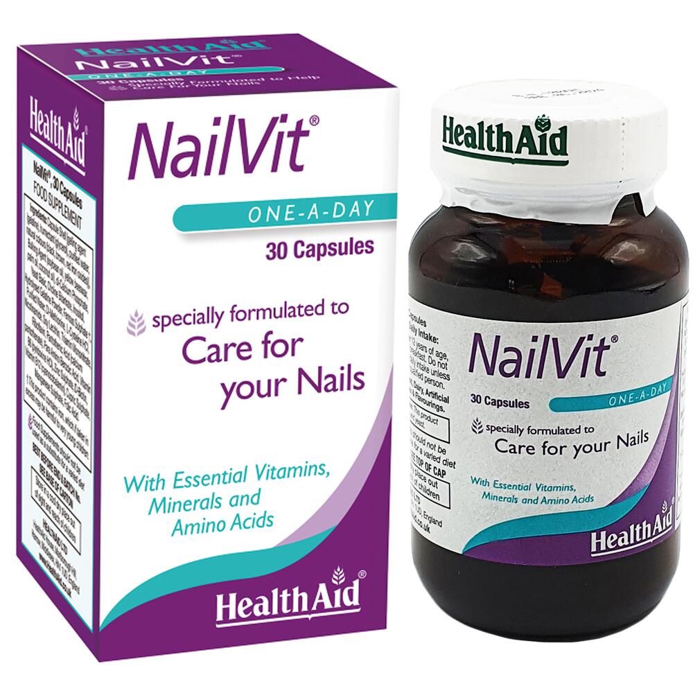 HealthAid NailVit Care for Your Nails Food Supplement 30 CAPSULES H03405