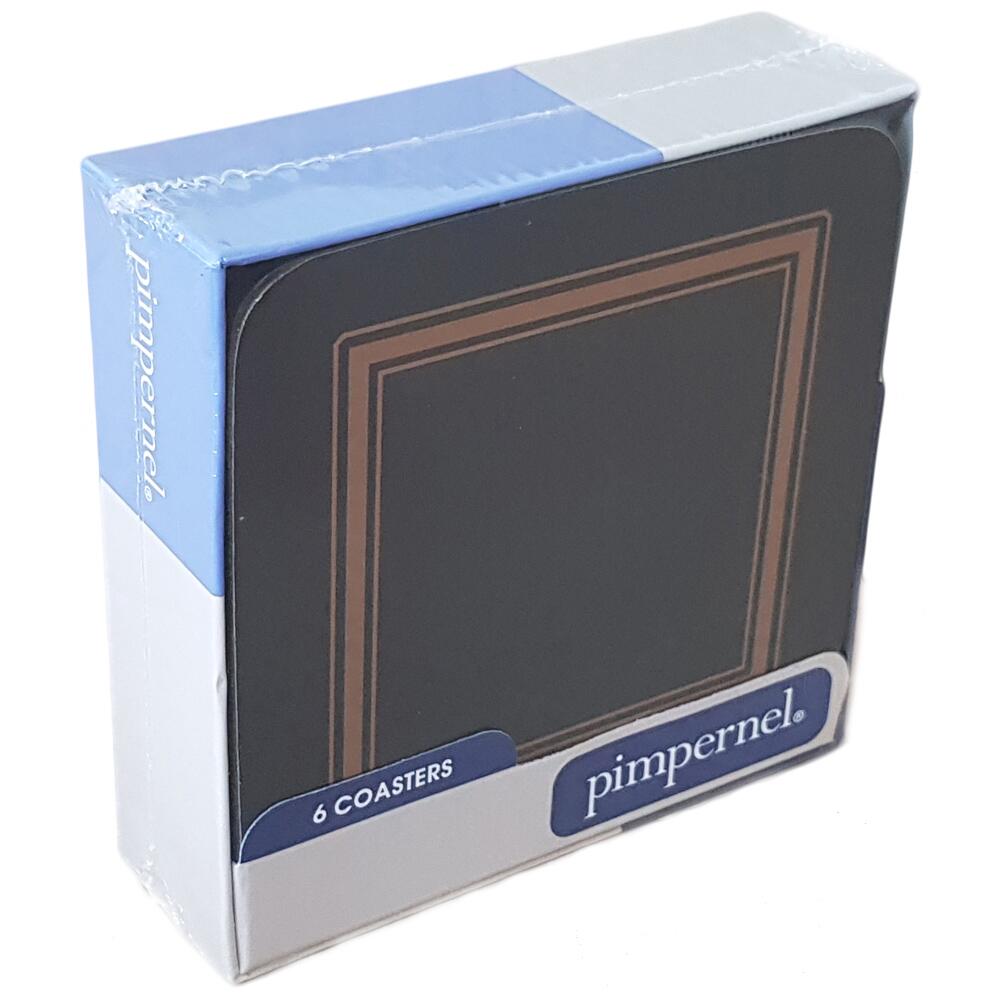 Pimpernel Black Classic COASTERS Set of 6 X0010268062