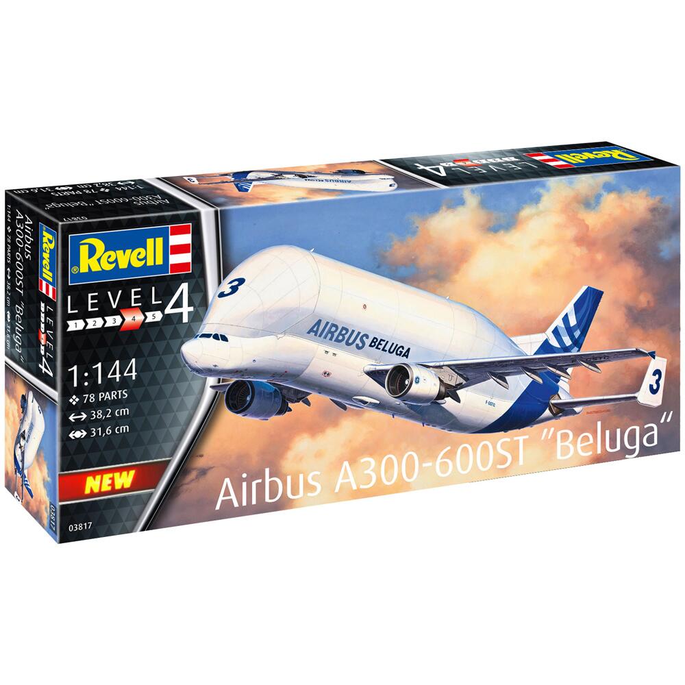 Revell Airbus A300-600ST Beluga Transport Plane Model Kit Scale 1:144 03817