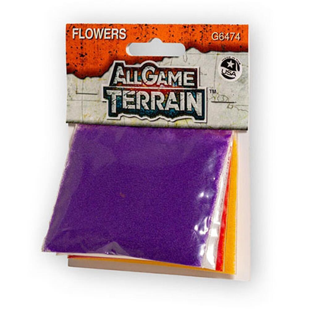 All Game Terrain Flowers Wargaming Decorative Scenery 4 x 29.4cm² Bags G6474