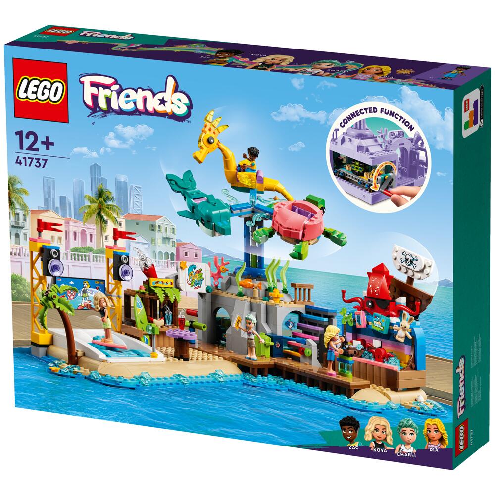 LEGO Friends Beach Amusement Park 1348 Piece Building Set 41737 41737