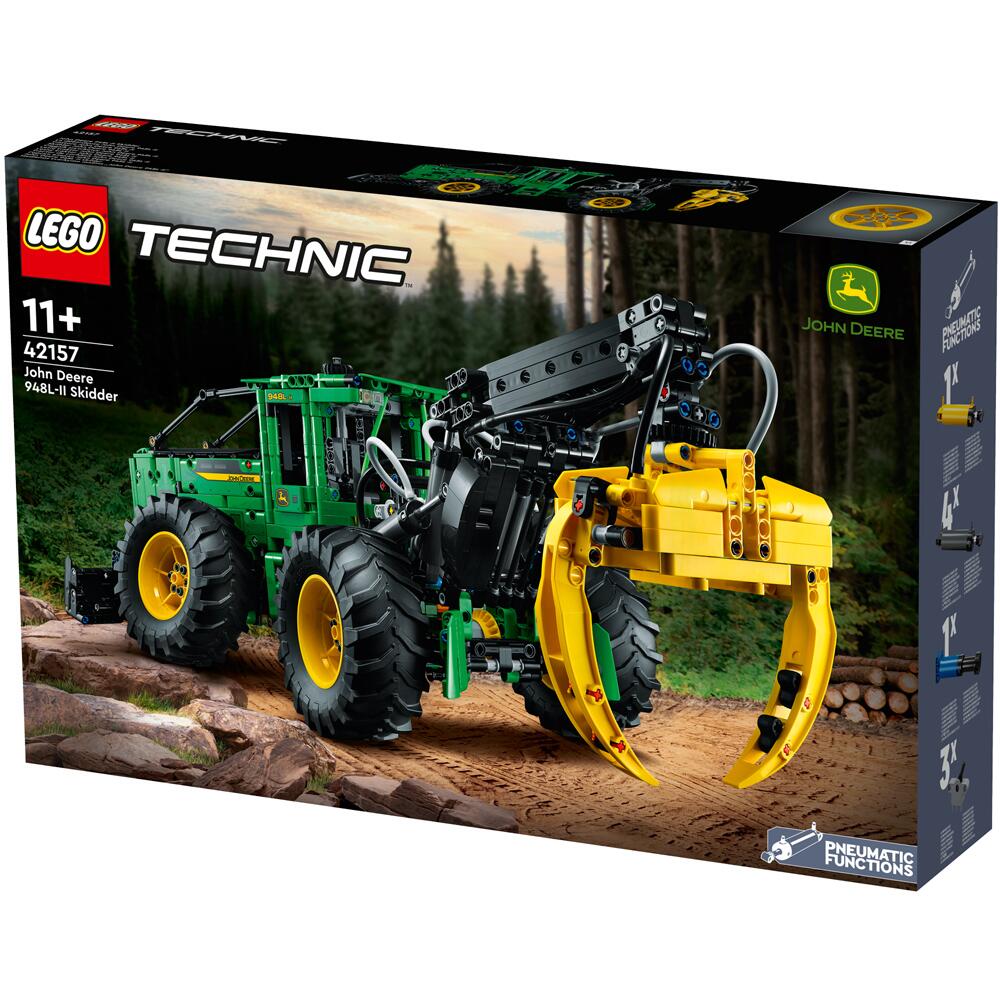 LEGO Technic John Deere 948L-II Skidder 1492 Piece Building Set 42157 L42157