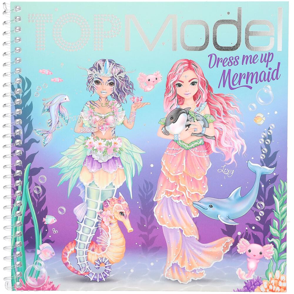 Depesche TOPModel Dress Me Up Mermaid Sticker Book 12438_A
