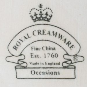 View 4 Royal Creamware Occasions Cornucopia Wall Ornament Left OC16