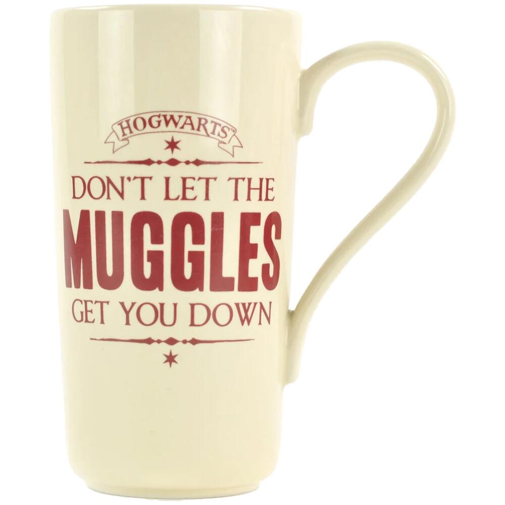 Harry Potter Muggles Hogwarts Latte Mug 500ml MUGLHP01