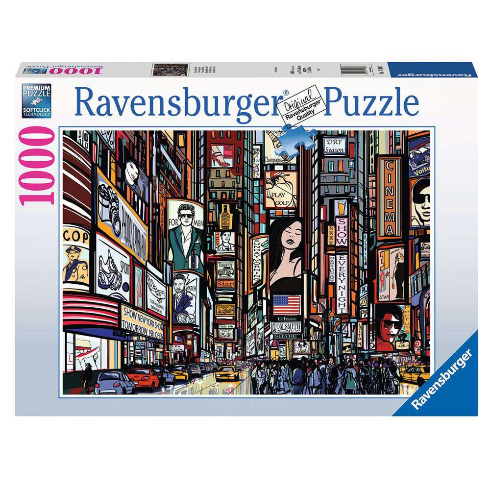 Ravensburger Colourful New York 1000 Piece Jigsaw Puzzle 17088