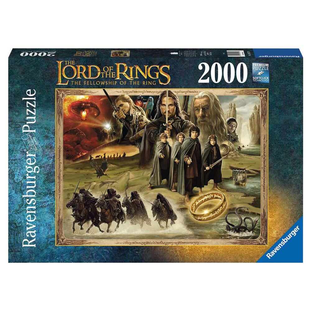 Ravensburger Lord of the Rings The Fellowship of the Ring 2000 Piece Puzzle 16927