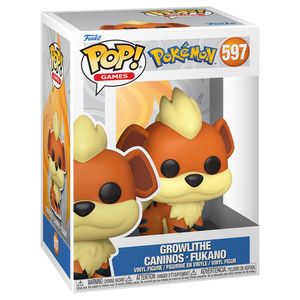 View 3 Funko POP! Games Pokémon GROWLITHE Vinyl Figure 597 74229