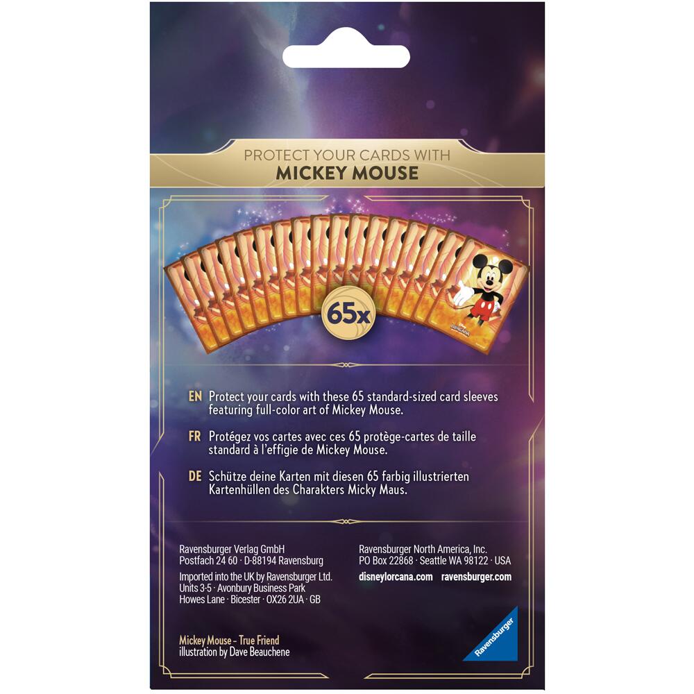 Disney Lorcana - Card Sleeves Mickey Mouse