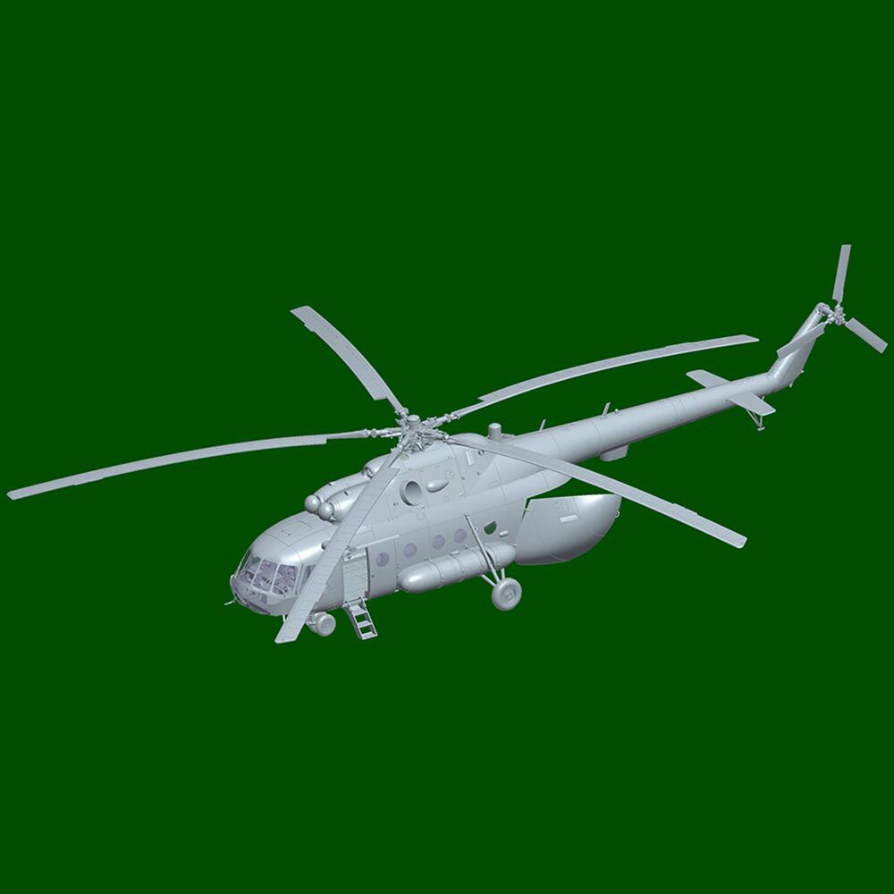 Trumpeter Mil Mi17 HipH Soviet Helicopter Military Model Kit Scale 148