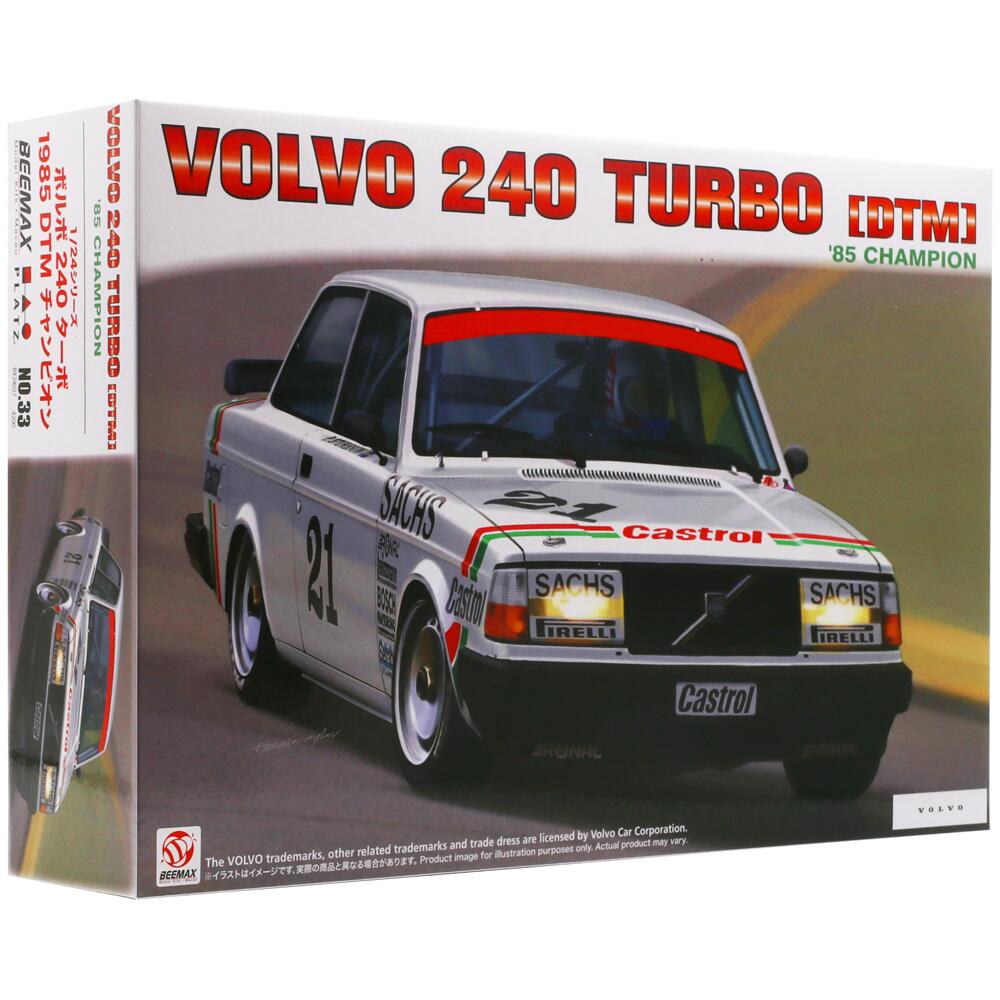 Beemax Volvo 240 Turbo DTM 1985 Champion Racing Car Model Kit Scale 1:24 BX24027