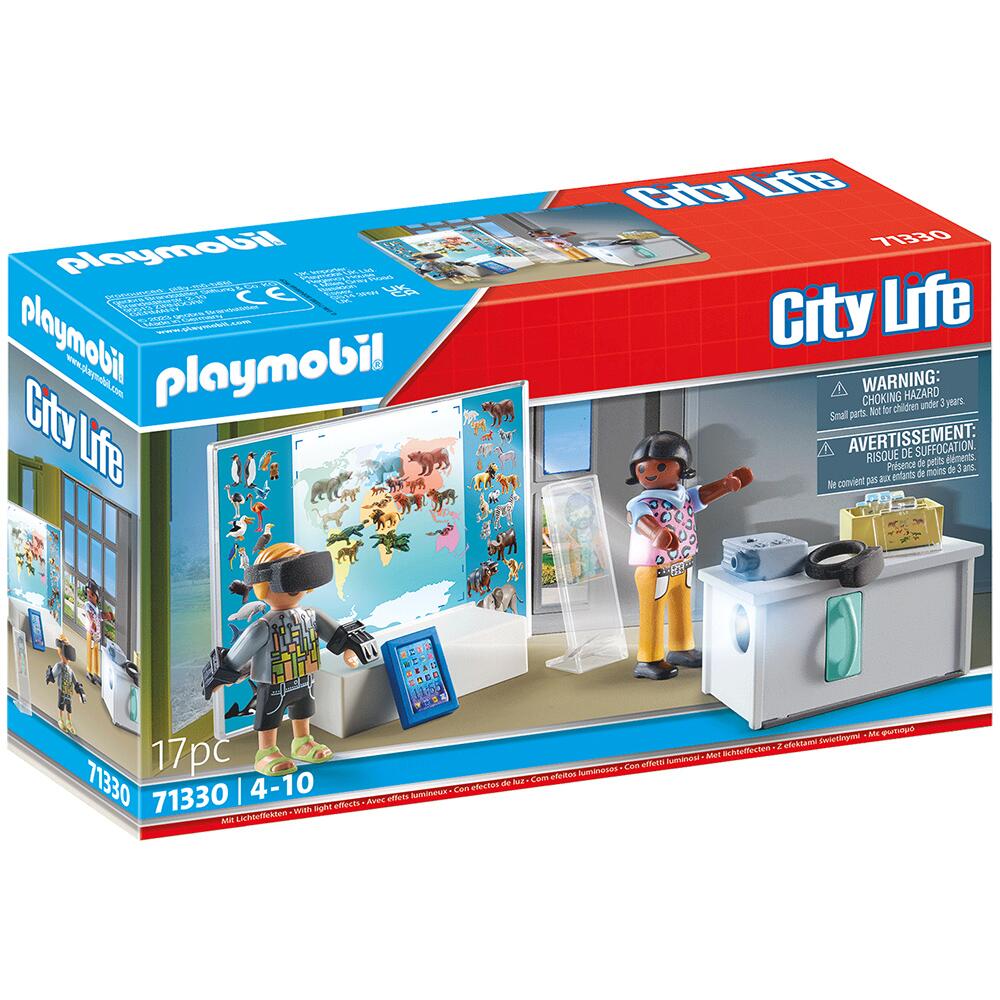Playmobil City Action Police Van Playset with Lights Sounds and 2 Figures