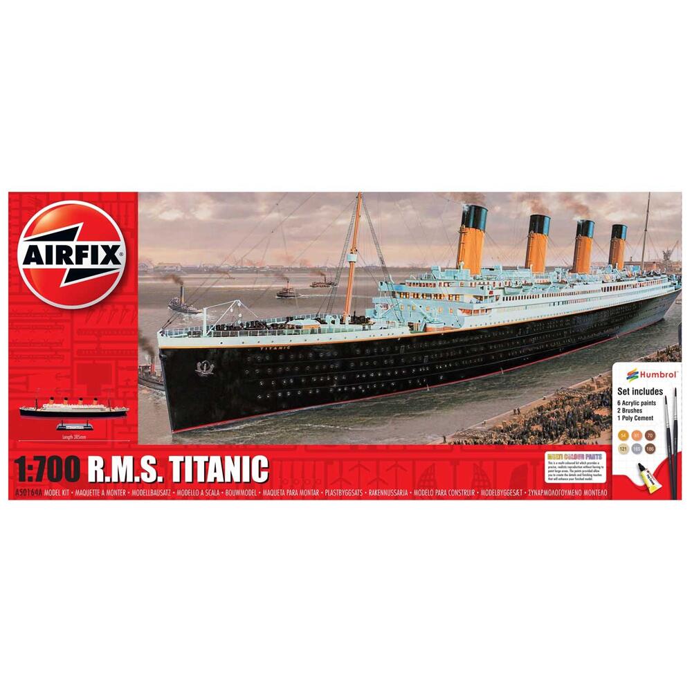 Airfix R.M.S. Titanic Model Kit Gift Set Scale 1:700 A50164A