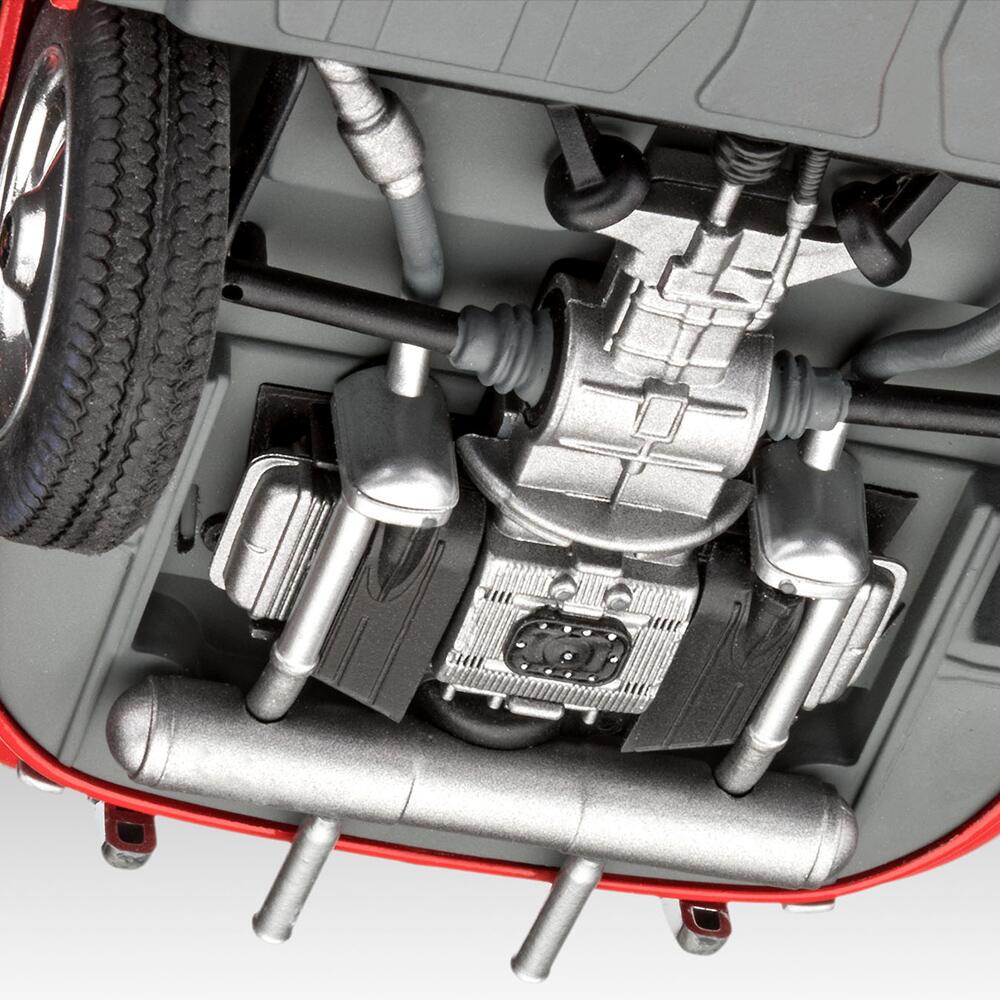 Revell Porsche 356 B Coupe Model Kit Level 2 Scale 116 Easy Click Assembly