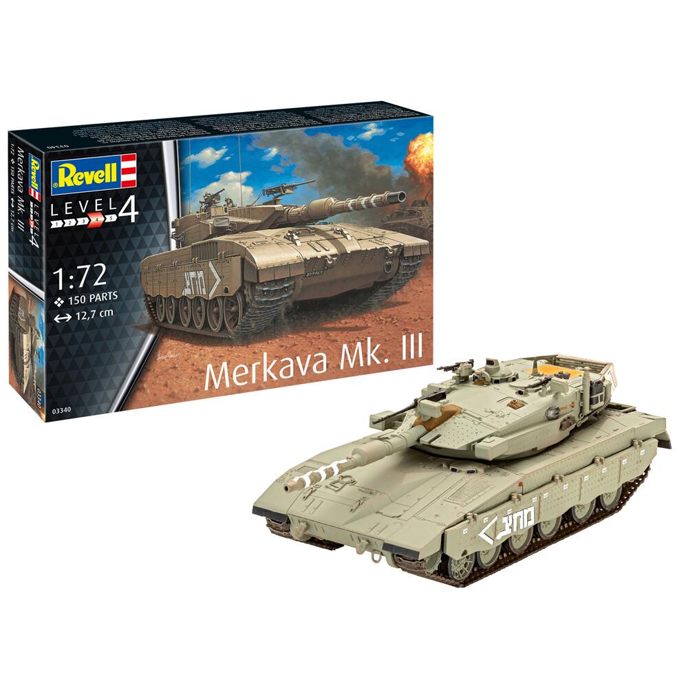 Revell Merkava Mk. III Tank Model Kit 03340 Scale 1:72