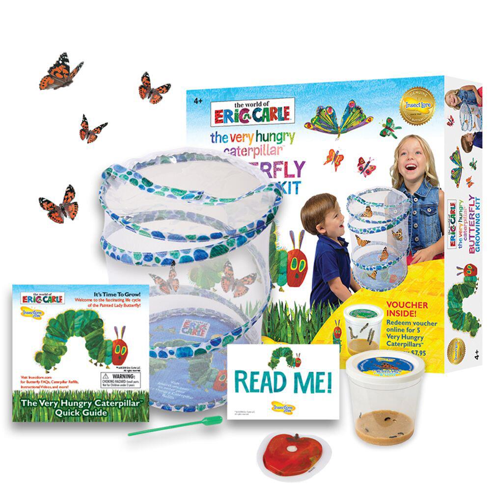 Insect Lore The Very Hungry Caterpillar Butterfly Growing Kit 08101