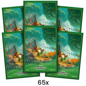 View 2 Disney Lorcana Card Sleeves ROBIN HOOD Design 65 Pack 11098300