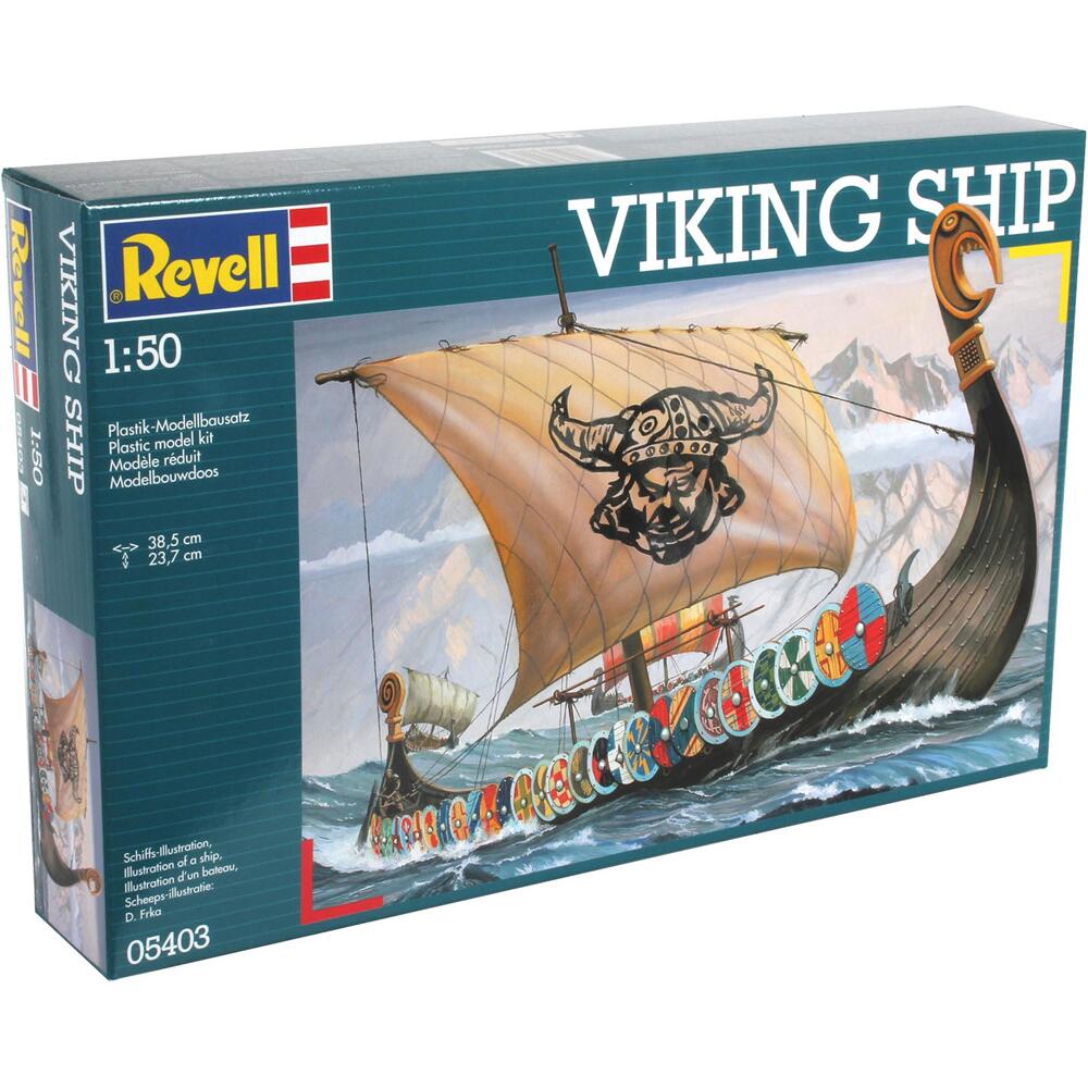 Revell Viking Ship Plastic Model Kit 05403 Scale 150 Revell Viking Ship Plastic Model Kit 05403 Scale 150