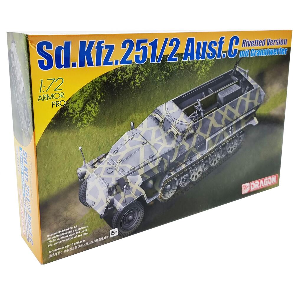 Dragon Sd.Kfz.251/2 Ausf.C Rivetted Version Scale 1:72