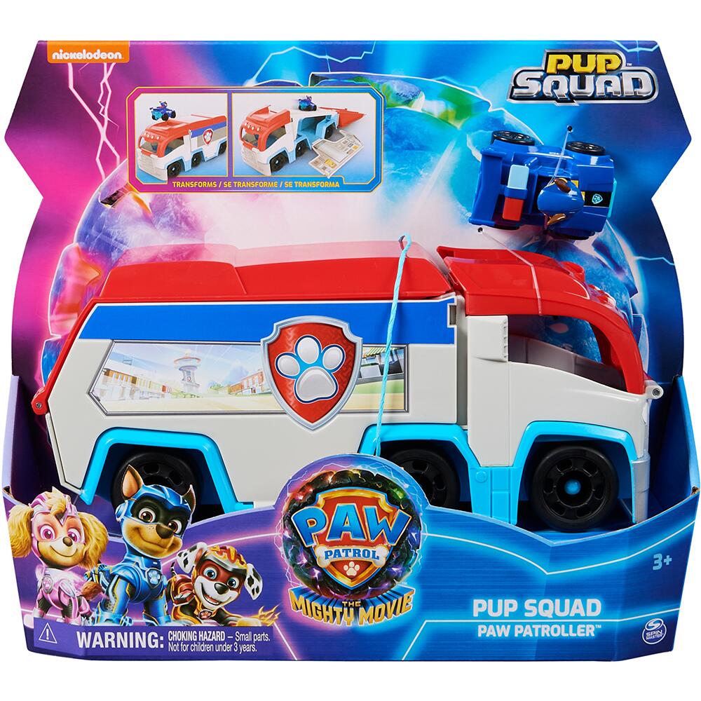 PAW Patrol Pup Squad Paw Patroller Vehicle with Chase Vehicle Playset