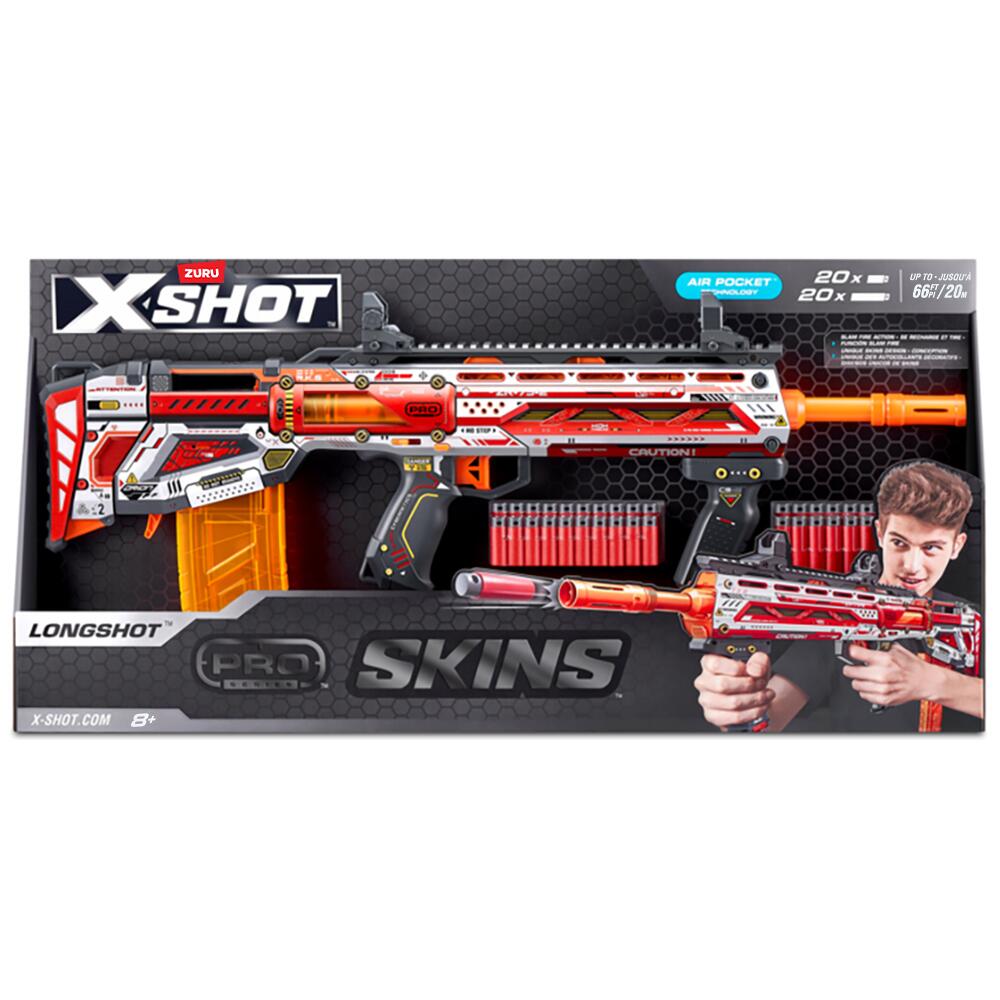 Zuru X SHOT Skins Pro Sinister Longshot Dart Blaster