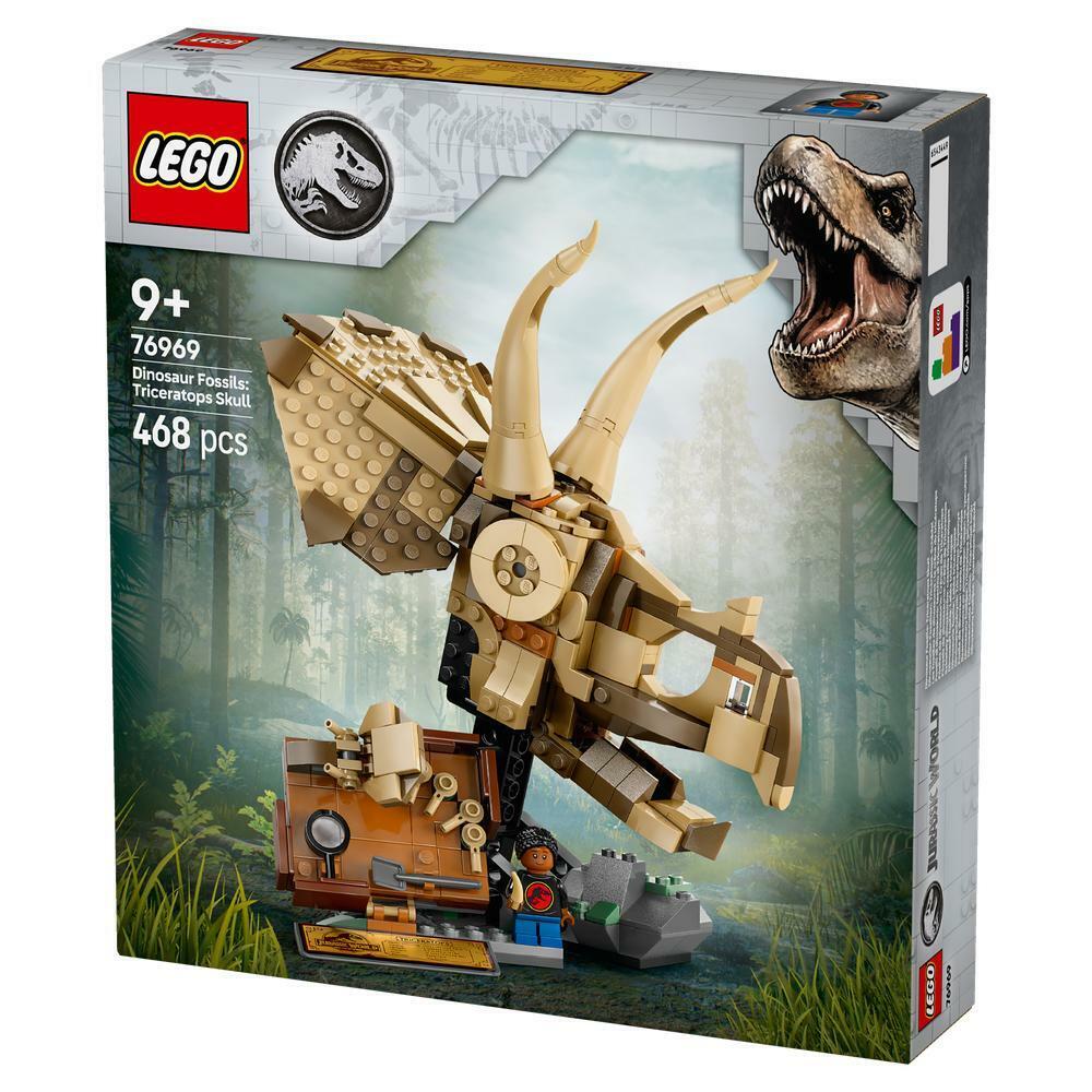 LEGO Jurassic World Dinosaur Fossils: Triceratops Skull Set 76969 6526378
