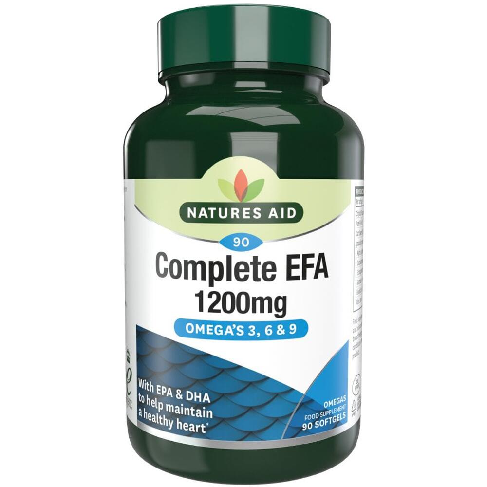 Natures Aid Complete EFA 1200mg (Omega 3, 6 & 9) - 135 Softgels 120336